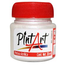 Pintura Acrílica Metálica Pint Art 832 Blanco 30ml