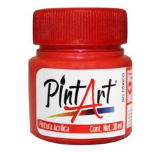 Pintura Acrílica Metálica Pint Art 831 Rojo 30ml