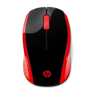 Mouse HP 200 Inalámbrico Rojo