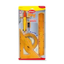 Juego de Geometría Dixon Flexible Varios Colores 6 pzas