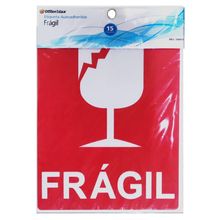 Etiquetas para Envíos "Frágil" OfficeMax 15 etiquetas