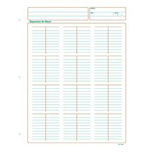 Esquema de Mayor OfficeMax Tamaño Carta 2 Bloc de 50 hojas c/u