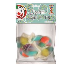Globo Confeti Surtido 6 piezas de 12 pulgadas