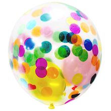Globo Confeti Surtido 6 piezas de 12 pulgadas