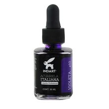 Acuarela Líquida Italiana Indart Violeta 30ml