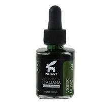Acuarela Líquida Italiana Indart Verde Olivo 30ml