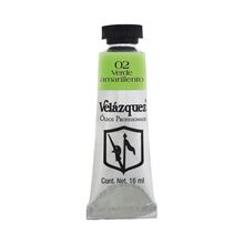 Pintura Óleo Velázquez 02 Verde Amarillento 16ml