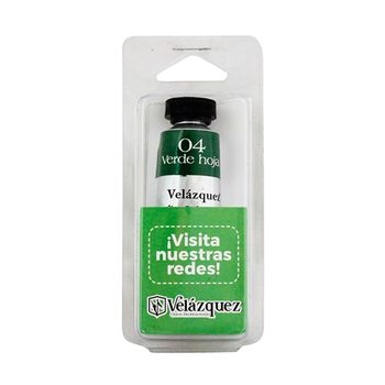 Pintura Óleo Velázquez 04 Verde Hoja 16ml