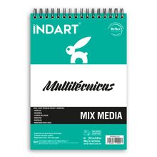 Álbum Multitécnica Indart Mix Media A3 21x29.7cm 30 hojas