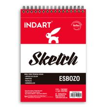 Álbum para Sketch Indart Esbozo A5 14.8x21cm 100 hojas