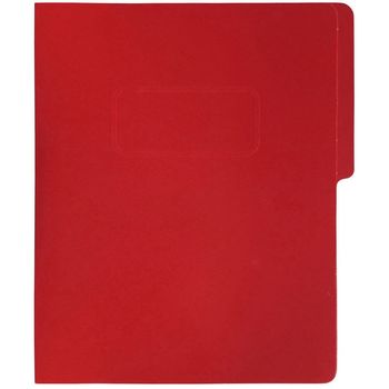 Folder Tipo Pressboard Tamaño Carta Broche 8cm Fortec Roja 5pzas