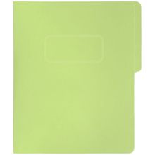 Folder Tipo Pressboard Tamaño Carta Broche 8cm Fortec Verde 5pzas