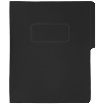 Folder Tipo Pressboard Tamaño Carta Broche 8cm Fortec Negra 5pzas