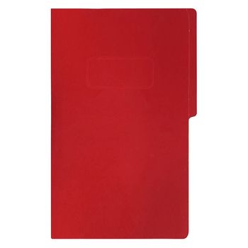Folder Tipo Pressboard Tamaño Oficio Broche 8cm Fortec Roja 5pzas