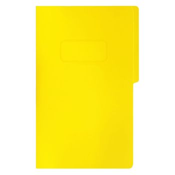 Folder Tipo Pressboard Tamaño Oficio Broche 8cm Fortec Amarilla 5pzas