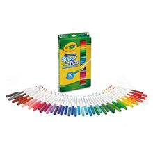 Plumones Delgados Crayola Super Tips Lavables 50 piezas