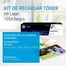 Tóner HP 105A Negro Laserjet Original W1105A