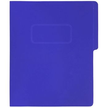 Folder Tipo Pressboard Tamaño Carta Broche 8cm Fortec Azul Marino 5pzas