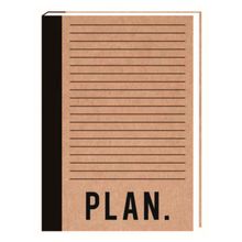 Libreta "Plan" Stuk Ecológico Pasta Dura Café