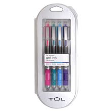 Bolígrafos de Gel Tul Punto Fino Multicolor 4 pzas