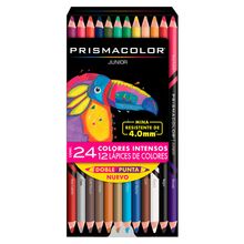 Lápices de Colores Dúo Prismacolor Junior Redondo 12 pzas