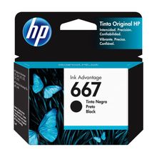 Cartucho de Tinta HP 667 Negra Original 3YM79AL