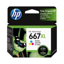 Cartucho de Tinta HP 667XL Tricolor Original 3YM80AL