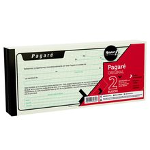 Pagares Rayter 2 Blocs con 50 juegos c/u