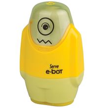 Goma con Sacapuntas Serve E-Bot Varios Colores 1 pza