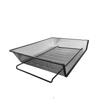 Porta Hojas para Escritorio Sigel Mesh Gris