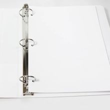 Carpeta Panorámica Brillante Tamaño Carta 3" Herraje O Acco Wilson Jones Blanca