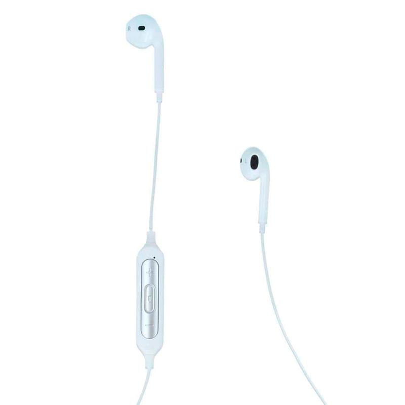 Smartek Auriculares Carga Inálambrica Bluetooth 6891 Blanco