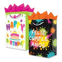 Bolsa de Regalo Cumpleaños Chica 14x22 cm 1 pieza