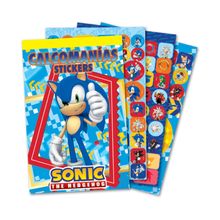 Bloc de Stickers Sonic Varios Diseños 1 pza