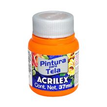 Pintura Acrílica para Tela Acrilex Naranja 37ml