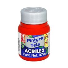 Pintura Acrílica para Tela Acrilex Rojo Escarlata 37ml