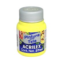 Pintura Acrílica para Tela Acrilex Mate Amarillo Limón 37ml