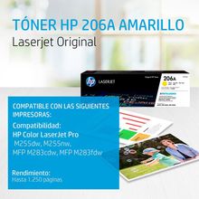 Cartucho de Tóner HP 206A Amarillo