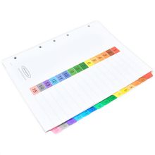 SEPARADOR NUMERADO COLOR 15 DIV WJ