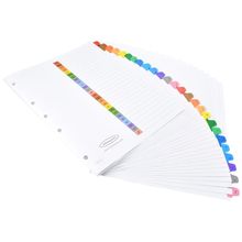 SEPARADOR NUMERADO COLOR A-Z WJ WJ