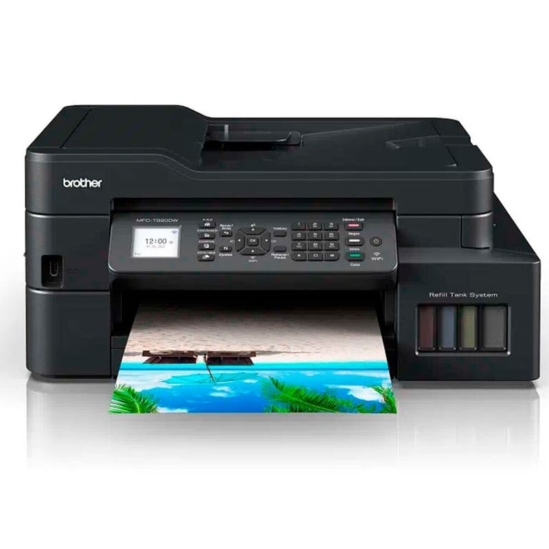 Multifuncional Broter MFC-T920DW inyección de tinta a color InkBenefit Tank  con conectividad inalámbrica e impresión dúplex