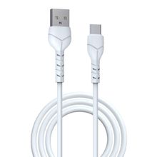 Cable USB a USB-C Devia Kingtone Blanco 1 metro