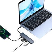 HUB Multipuertos USB-C Devia Leopard 5 Puertos