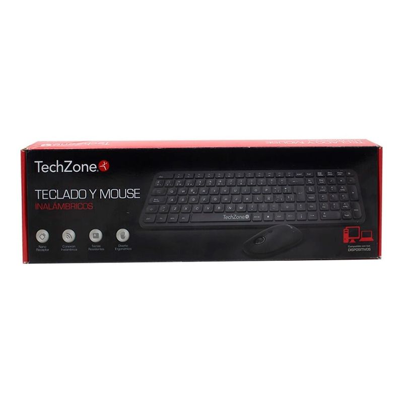 Techzone teclado best sale y mouse inalambrico