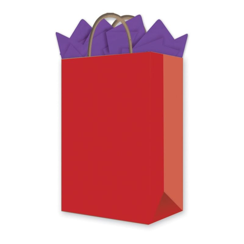 Bolsa de Regalo Granmark Mediana Kraft Rojo