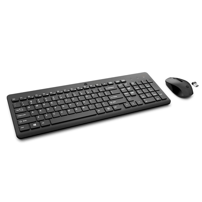 Combo HP Inalámbrico Teclado+Mouse Negro