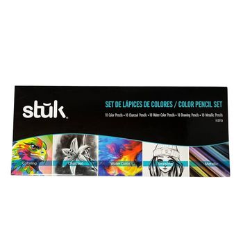 Set Lapices de Colores Stuk Artist 50 piezas