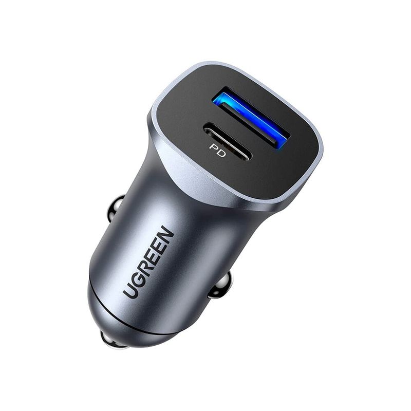 UGREEN Cargador USB para coche de 36 W - 12 V, cargador USB de múltiples  puertos, adaptador de cargador rápido para automóvil, compatible con  iPhone