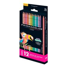 Lápices de Colores Prismacolor Junior Redondo Pastel 12 pzas