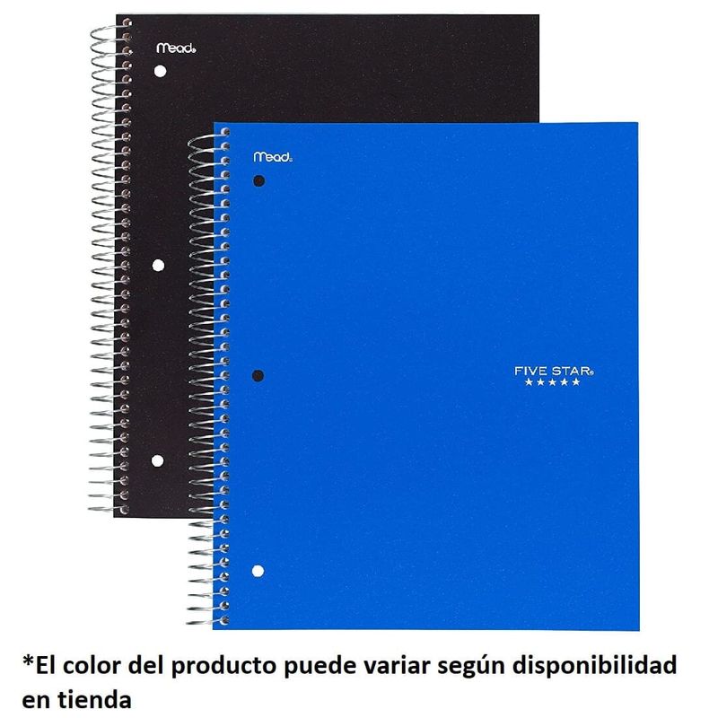 Cuaderno Prof Five Star 150h 3 Materias